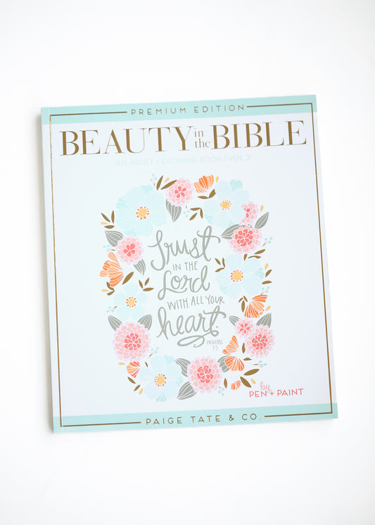 Beauty In the Bible Christian Coloring Book