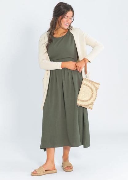 Cassia Dolman Sleeve Midi Dress