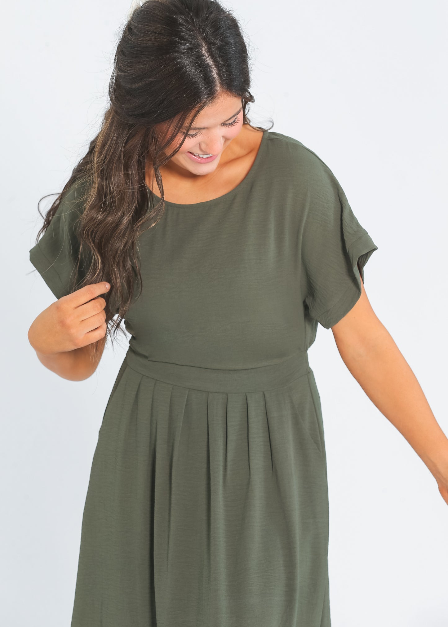 Cassia Dolman Sleeve Midi Dress