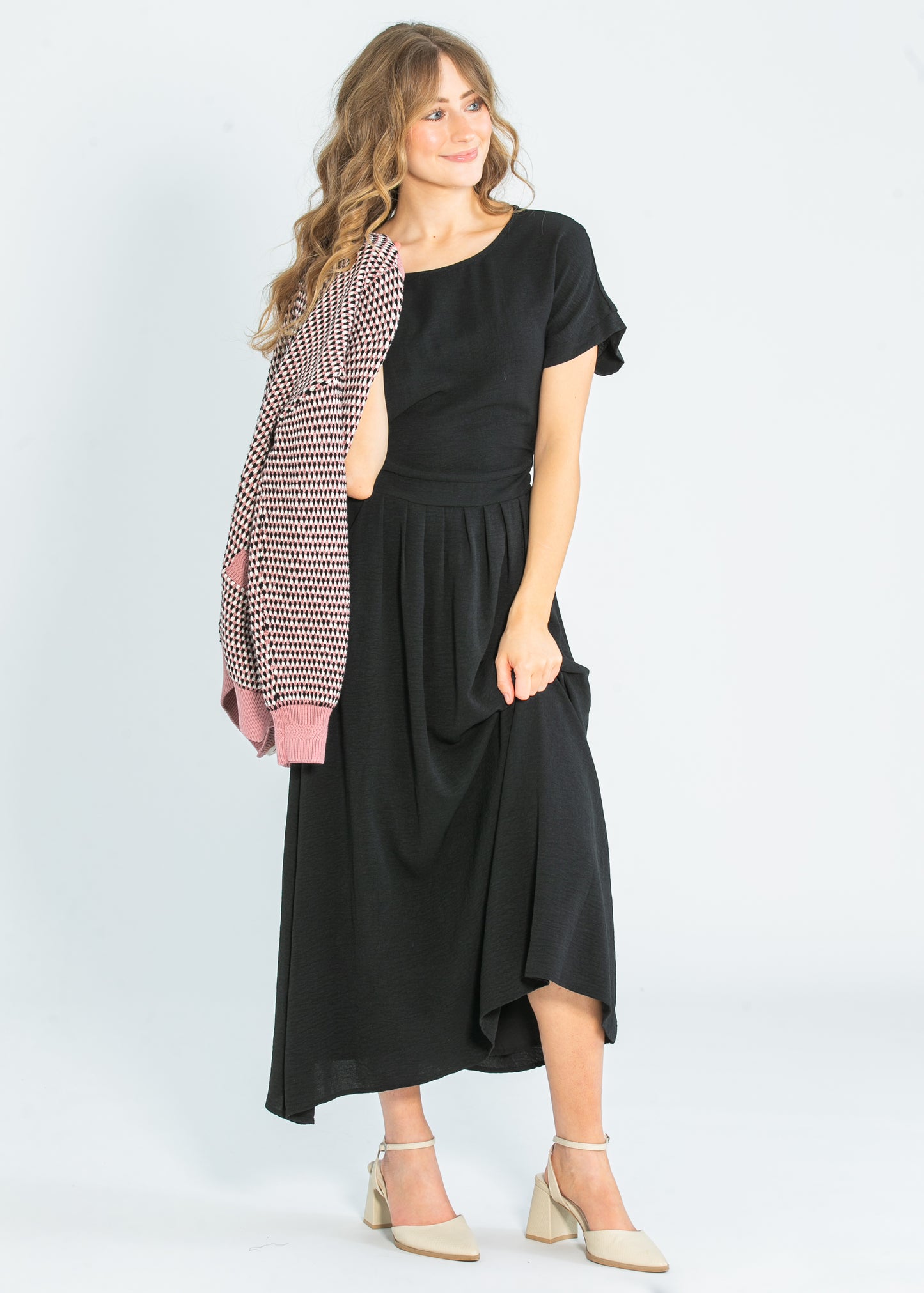 Cassia Dolman Sleeve Midi Dress