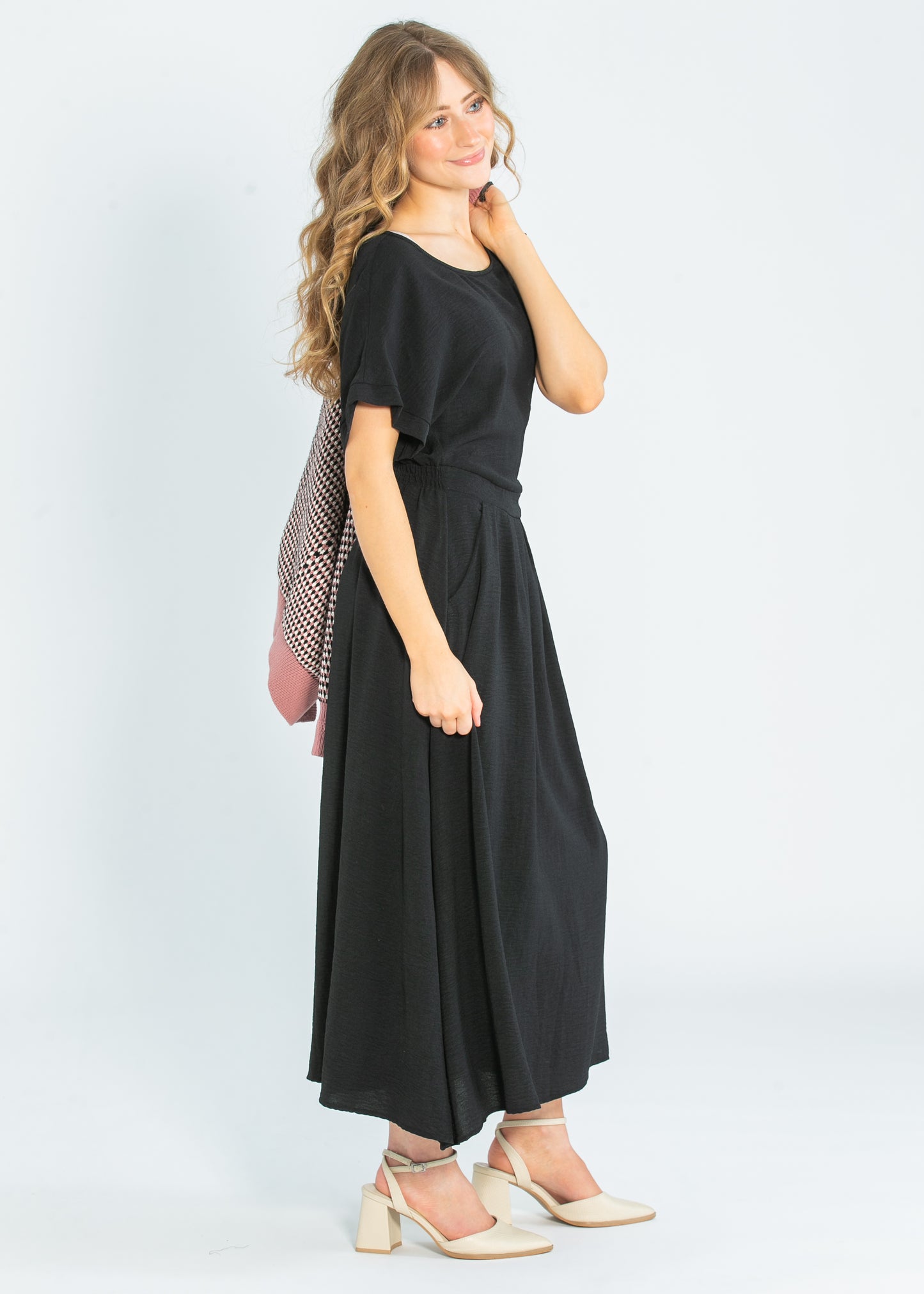 Cassia Dolman Sleeve Midi Dress