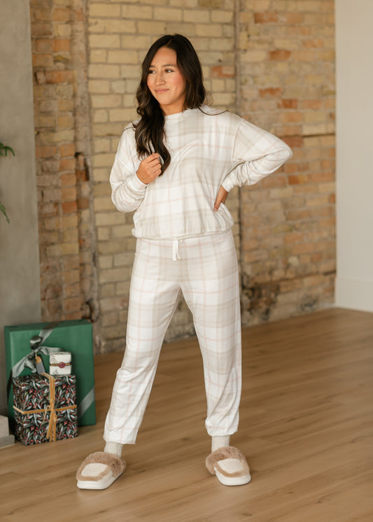 Cozy Plaid Lounge Pants