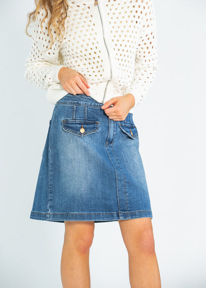 KUT from the Kloth® Rosetta Denim Pencil Skirt