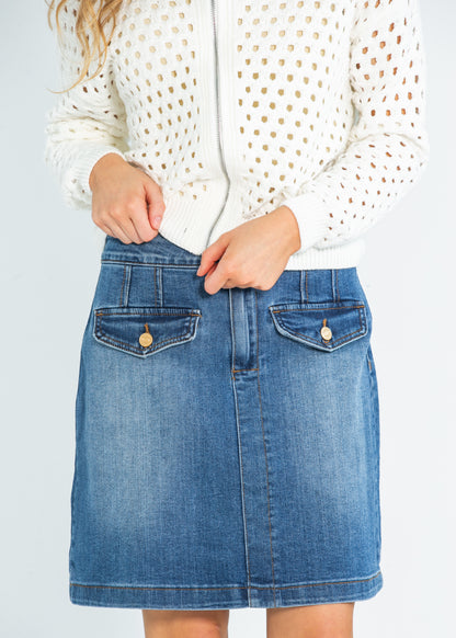 KUT from the Kloth® Rosetta Denim Pencil Skirt