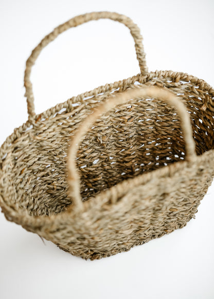 Seagrass Woven Mini Easter Basket