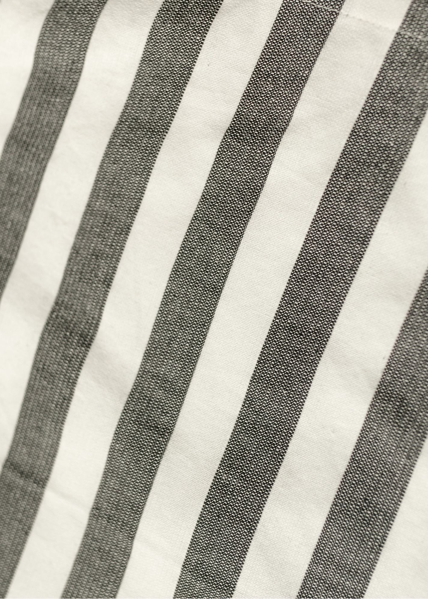 Striped Black Cloth Napkins