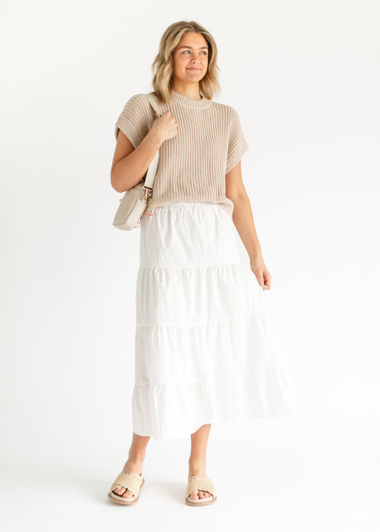 Tiered Sweater Top Maxi Dress FF Dresses