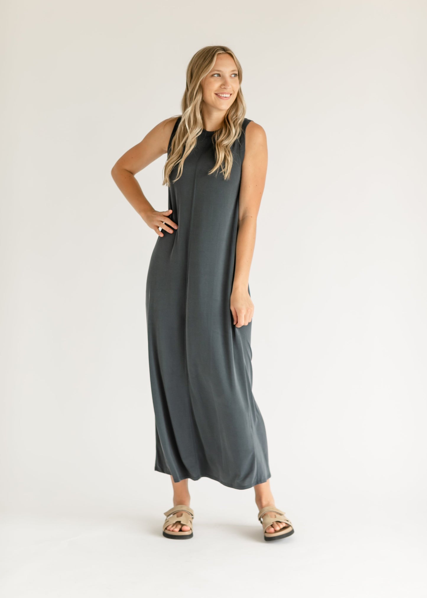 Adeline Sleeveless Maxi Dress IC Dresses