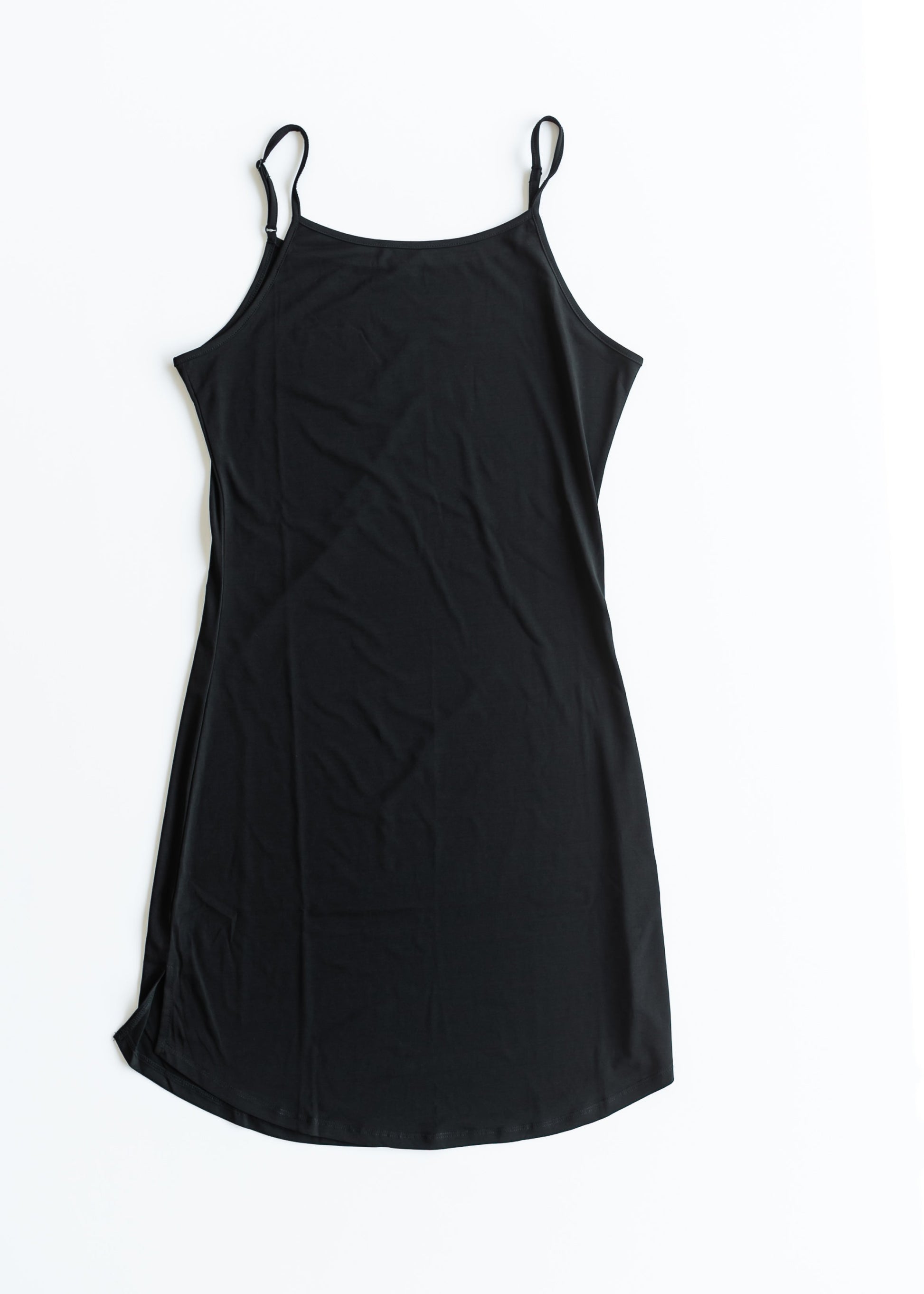 Adjustable Full Slip IC Dresses Black / XS