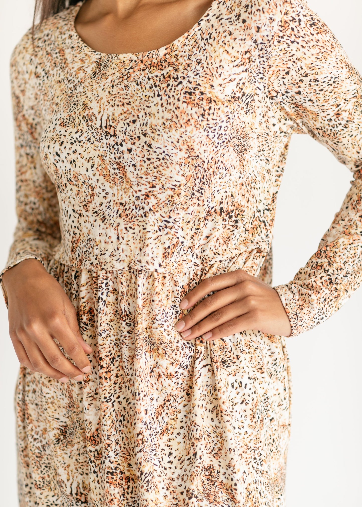 Bindi Long Sleeve Midi Dress IC Dresses