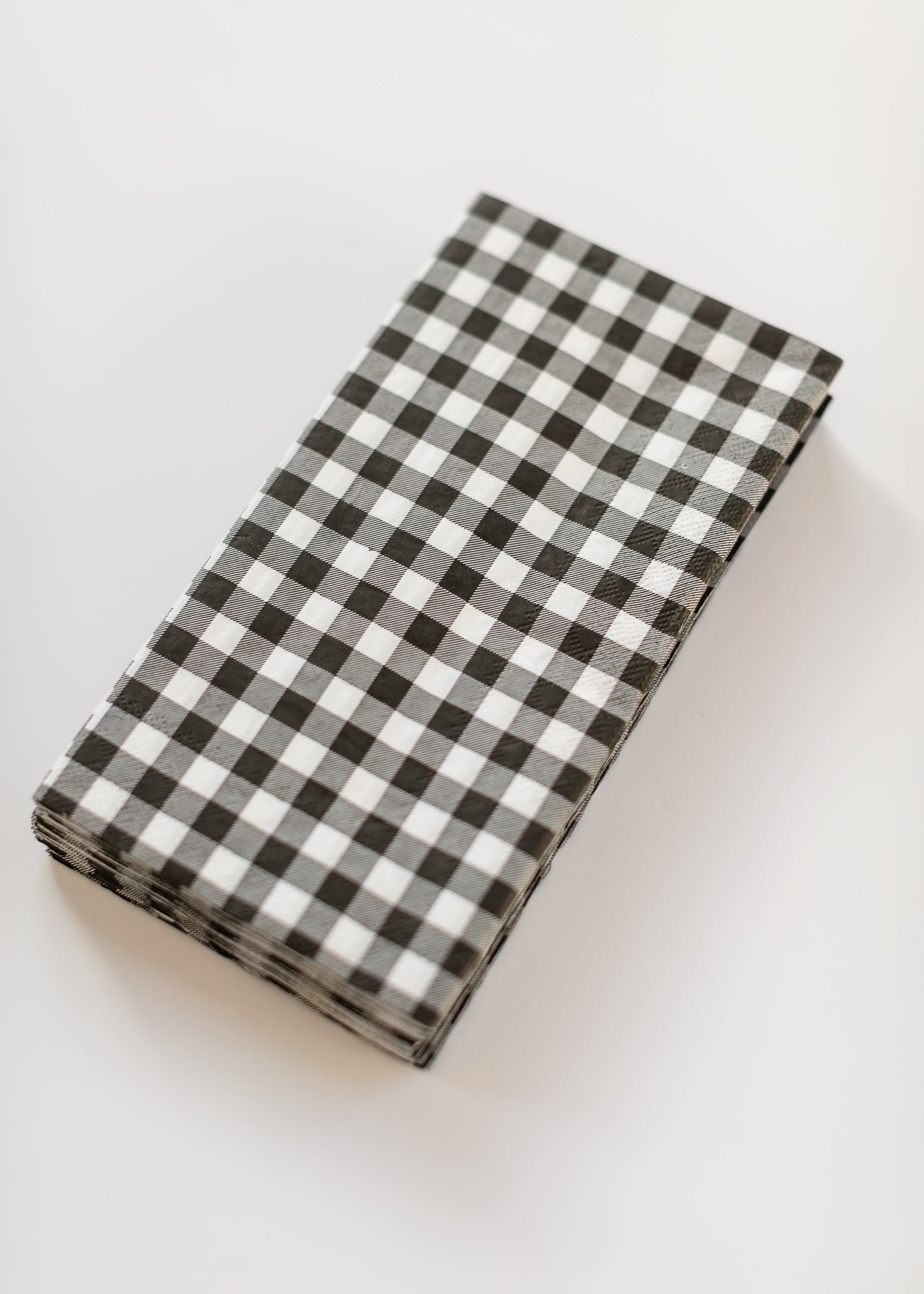 Black Buffalo Check Napkins 16 Ct FF Home + Lifestyle