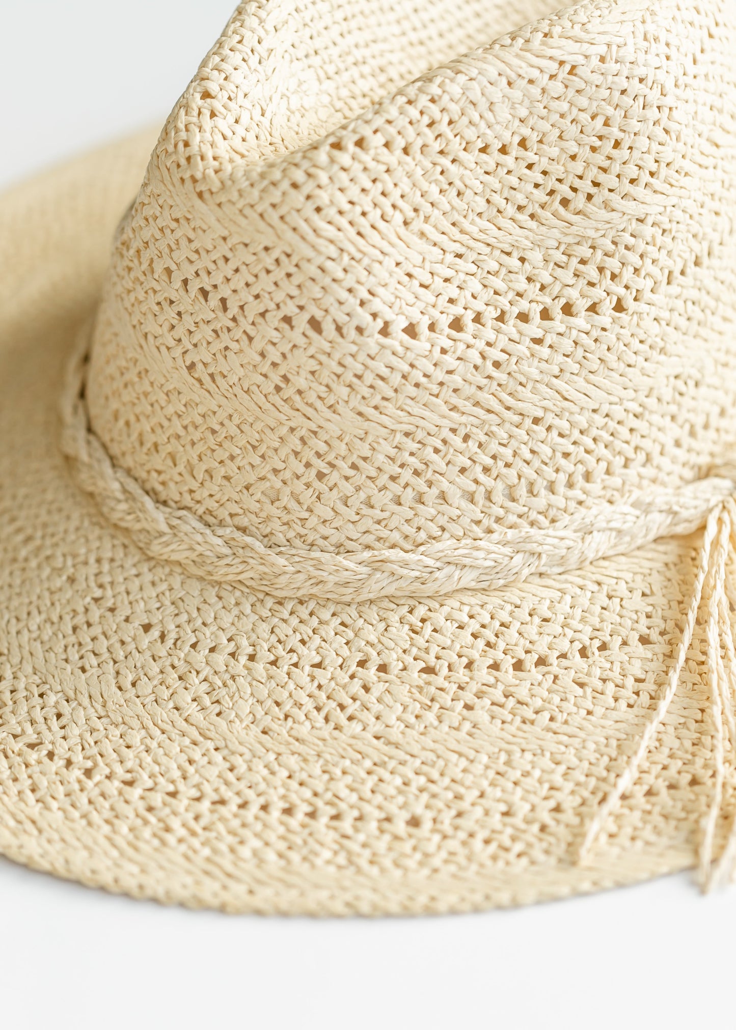 Braided Rope Straw Sun Hat Accessory