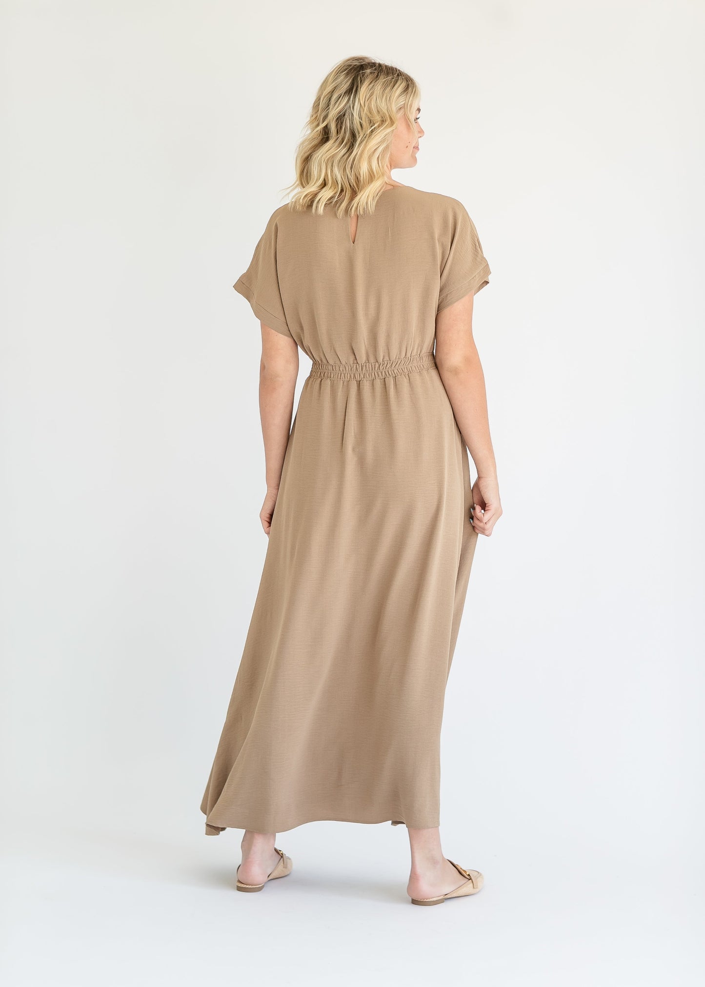 Cassia Dolman Sleeve Midi Dress IC Dresses