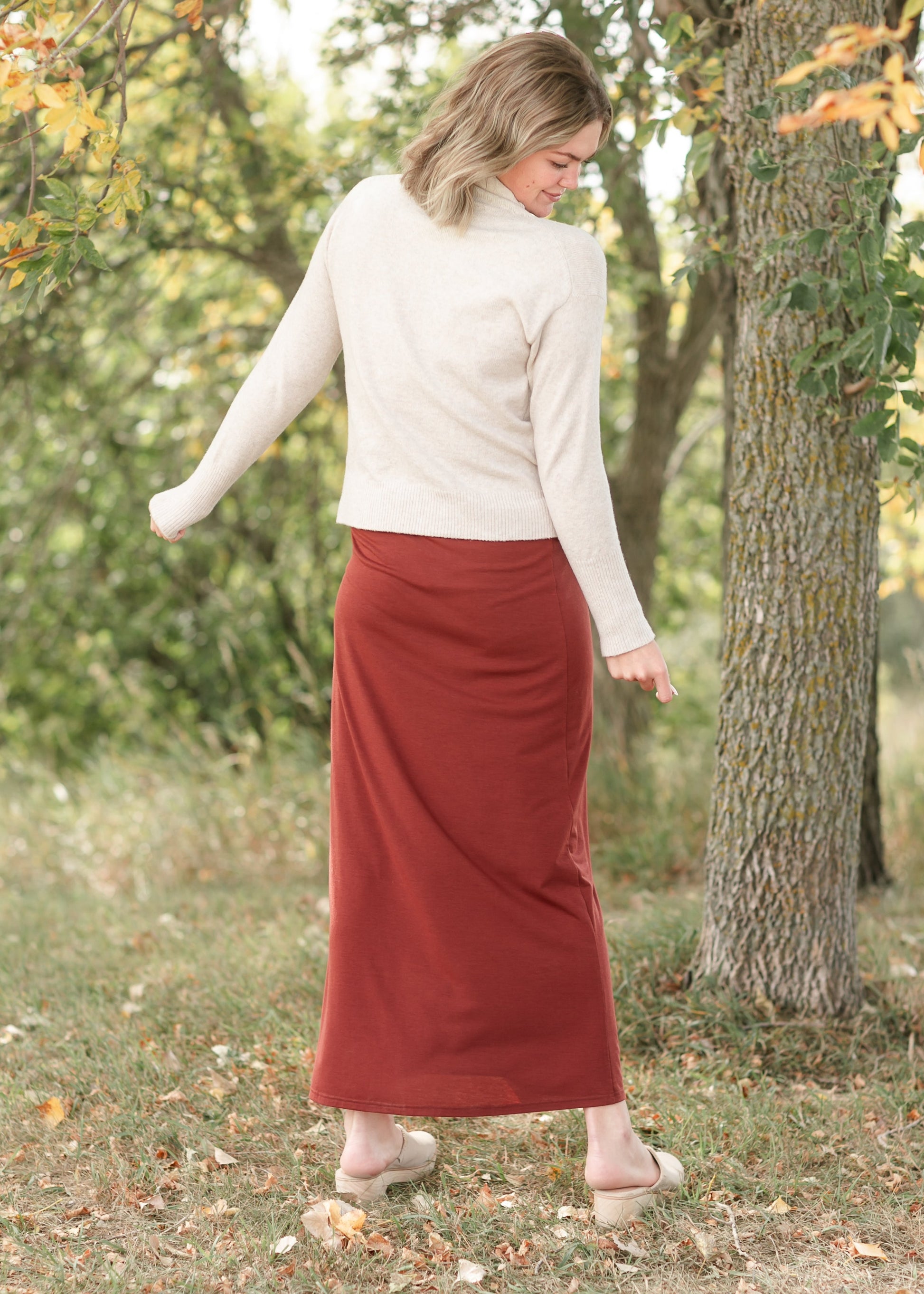 Clarise Premium Knit Maxi Skirt IC Skirts