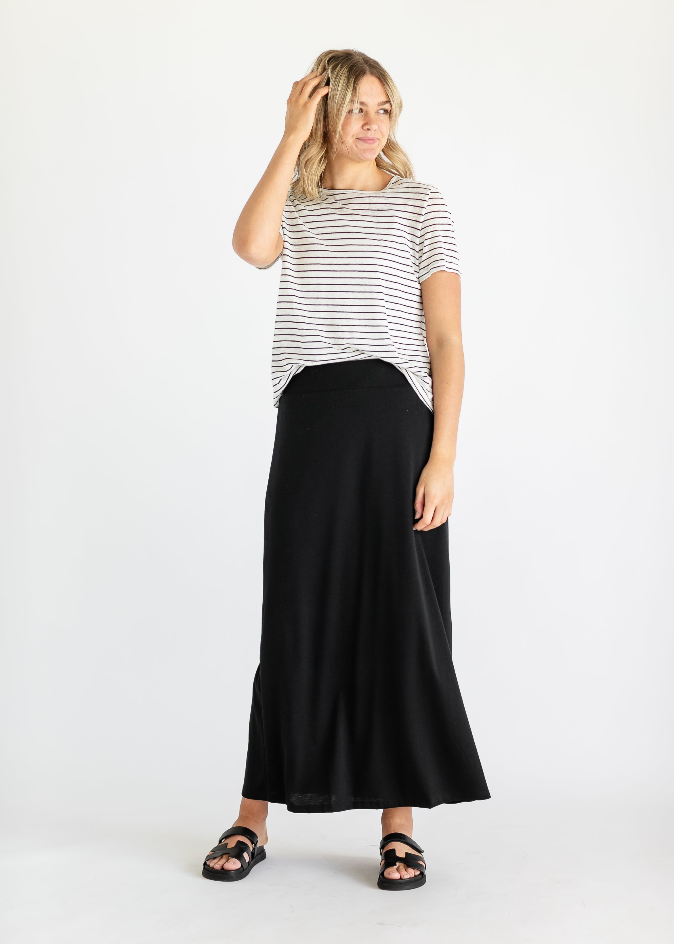 Clarise Premium Knit Maxi Skirt – Inherit Co.