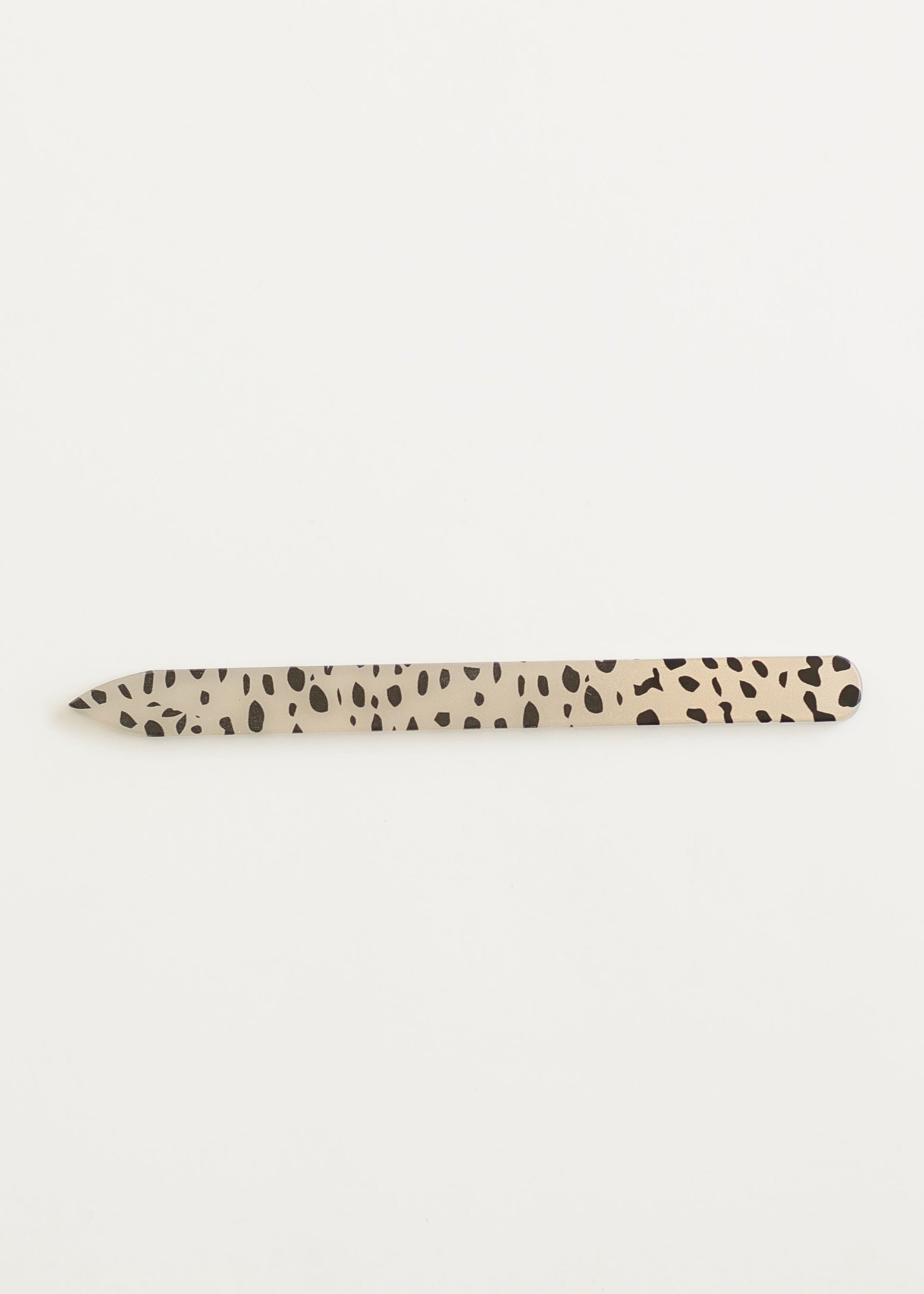 Colorful Glass Nail File Accessories Cheetah