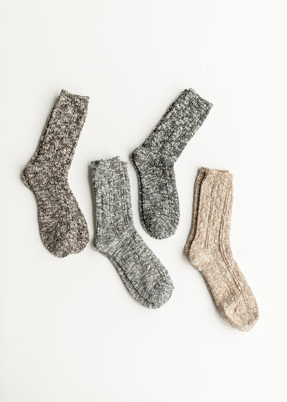 Cotton Blend Crew Socks Accessories