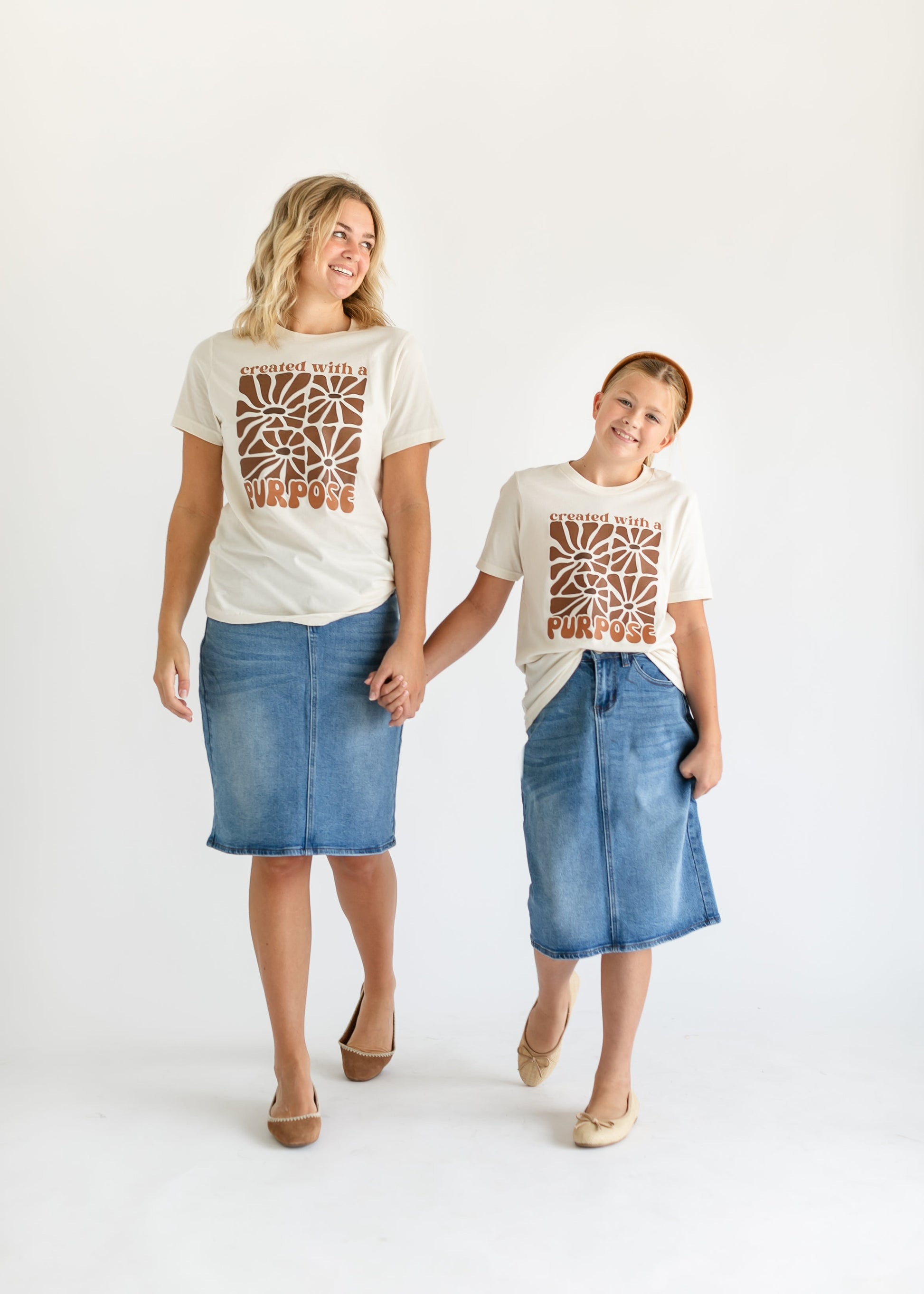 Created with a Purpose Graphic T-shirt FF Tops