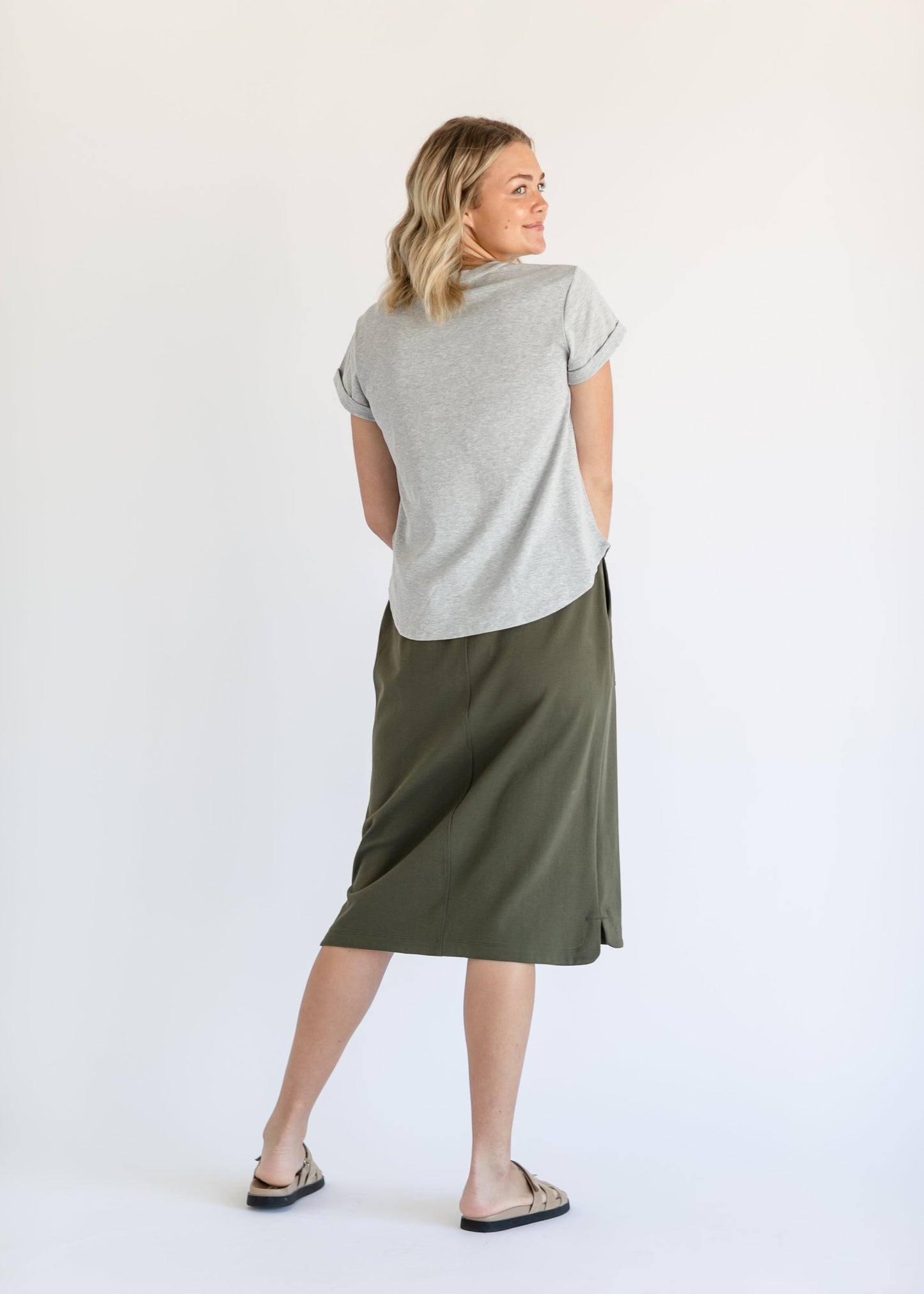 Dani Everyday Midi Skirt IC Skirts