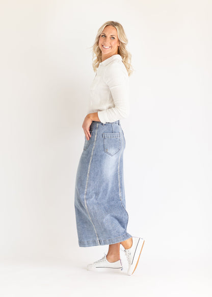 Elin Front Pocket Maxi Skirt IC Skirts