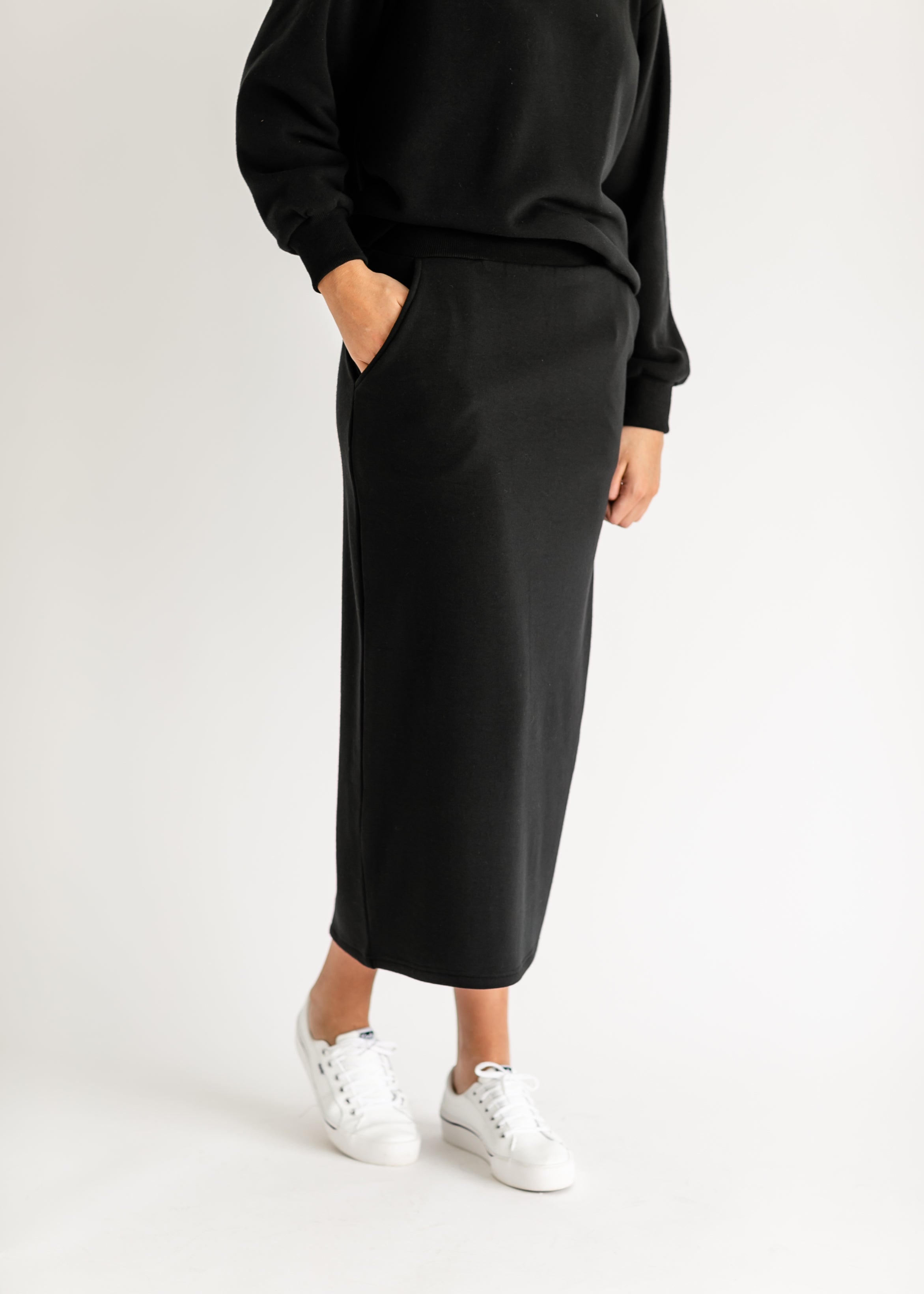 Skirt and sweatshirt set sale