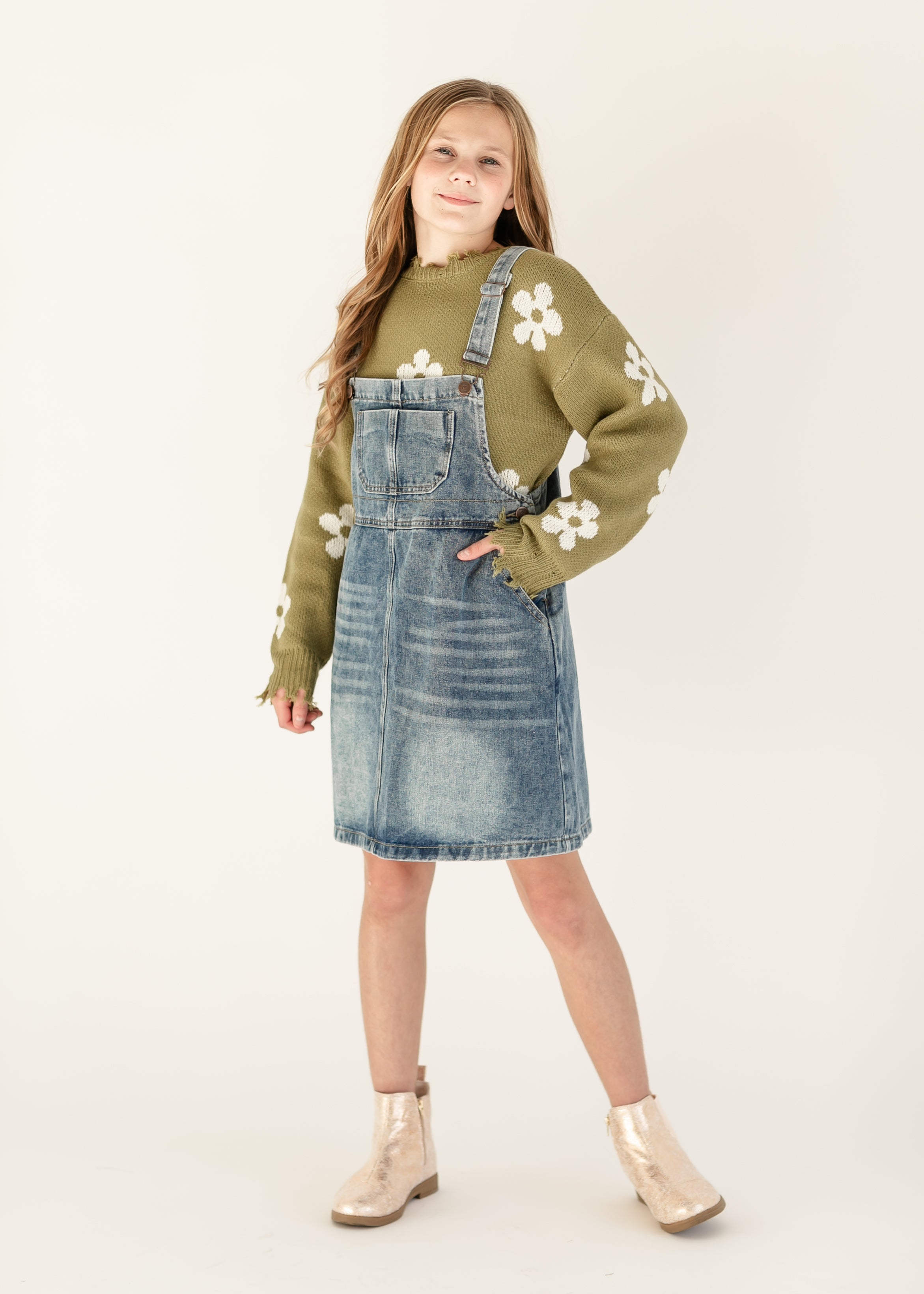 Back At It Denim Overall Dress – Buddhatrends