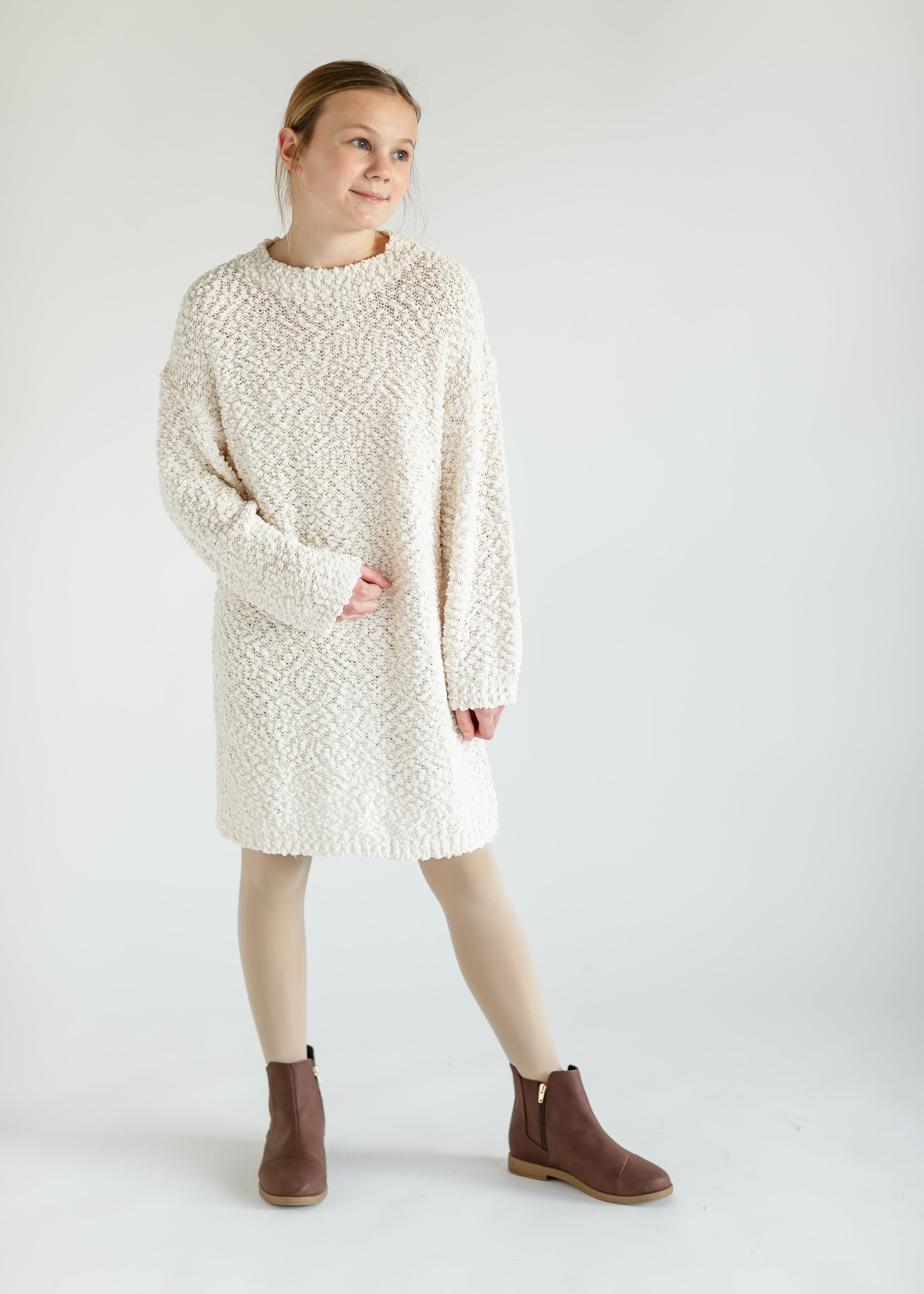 White oversized hotsell sweater dress