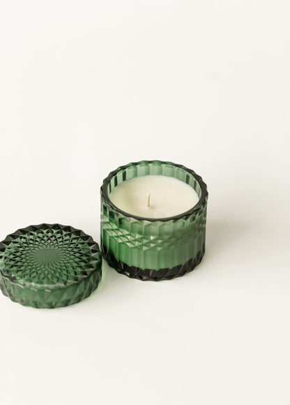 Glass Lid Soy Wax Handpoured Candle Gifts