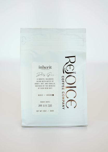 Inherit Daily Grace Specialty Rejoice Coffee Gifts