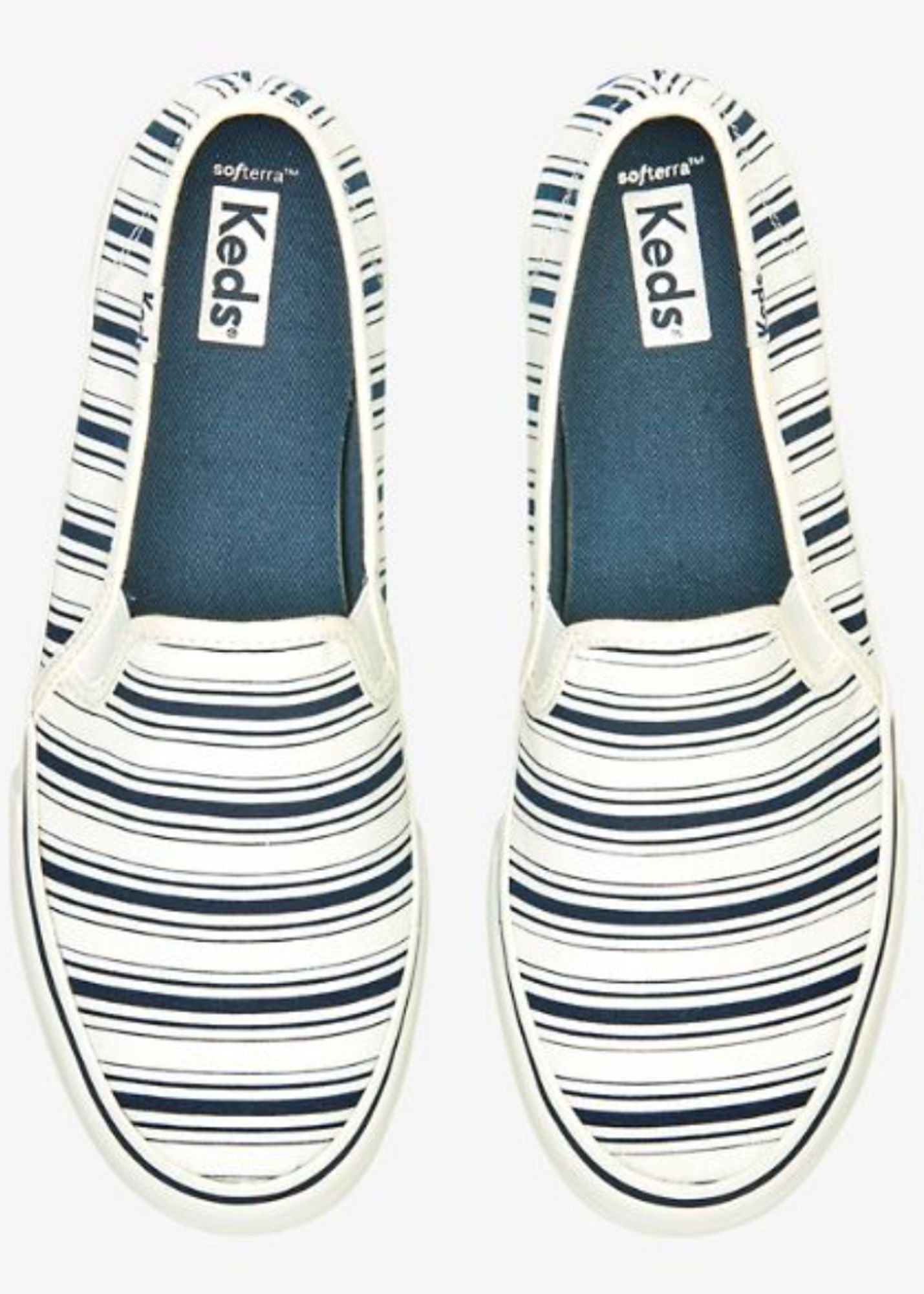 Keds® Double Decker Navy Stripe Sneakers - FINAL SALE – Inherit