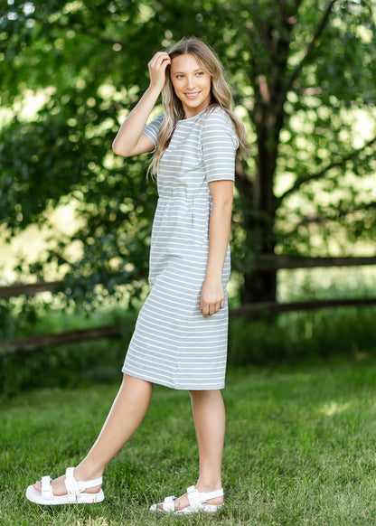 Kristen Short Sleeve Midi Dress IC Dresses