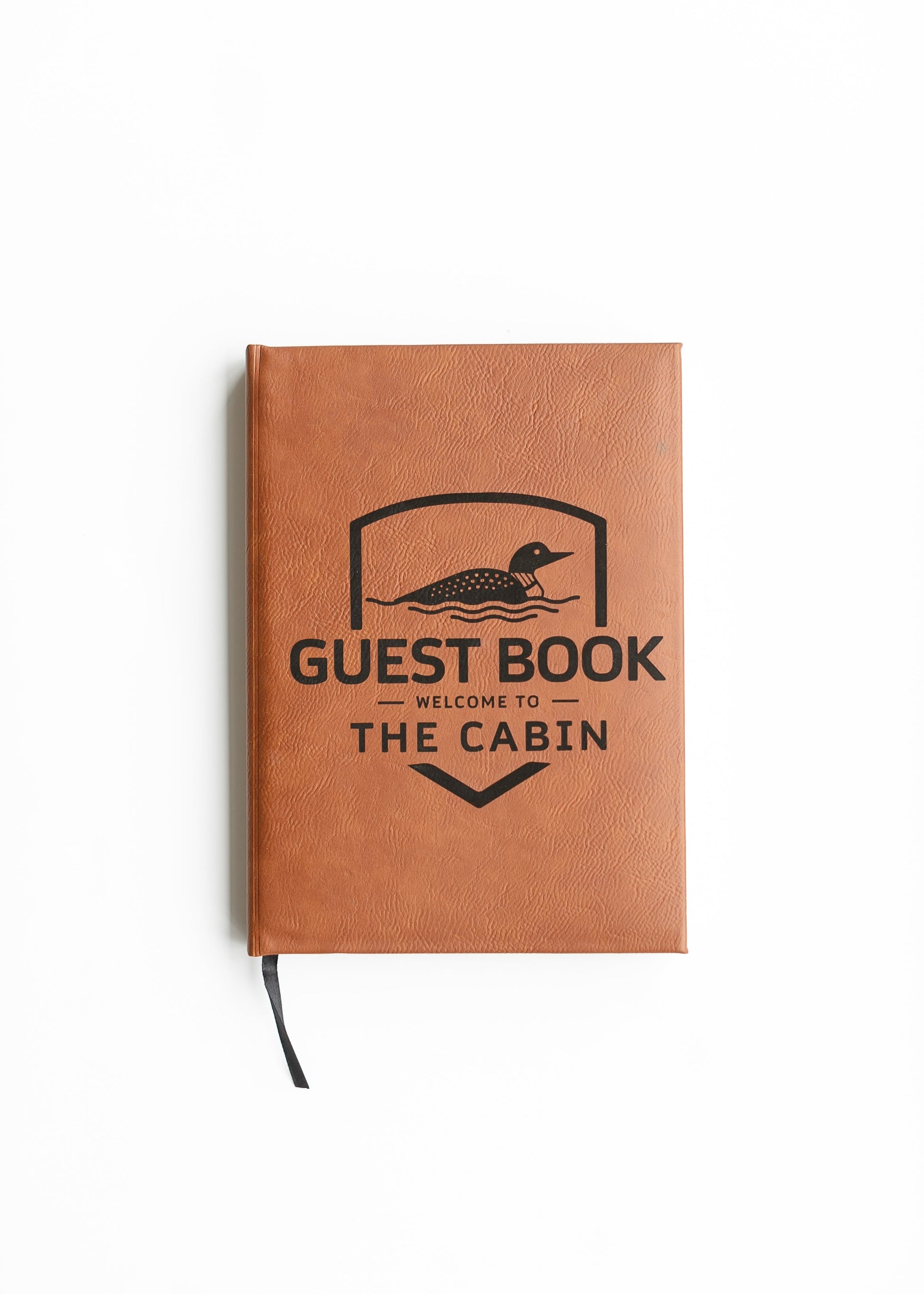 Leather Bound Loon Guestbook Gifts