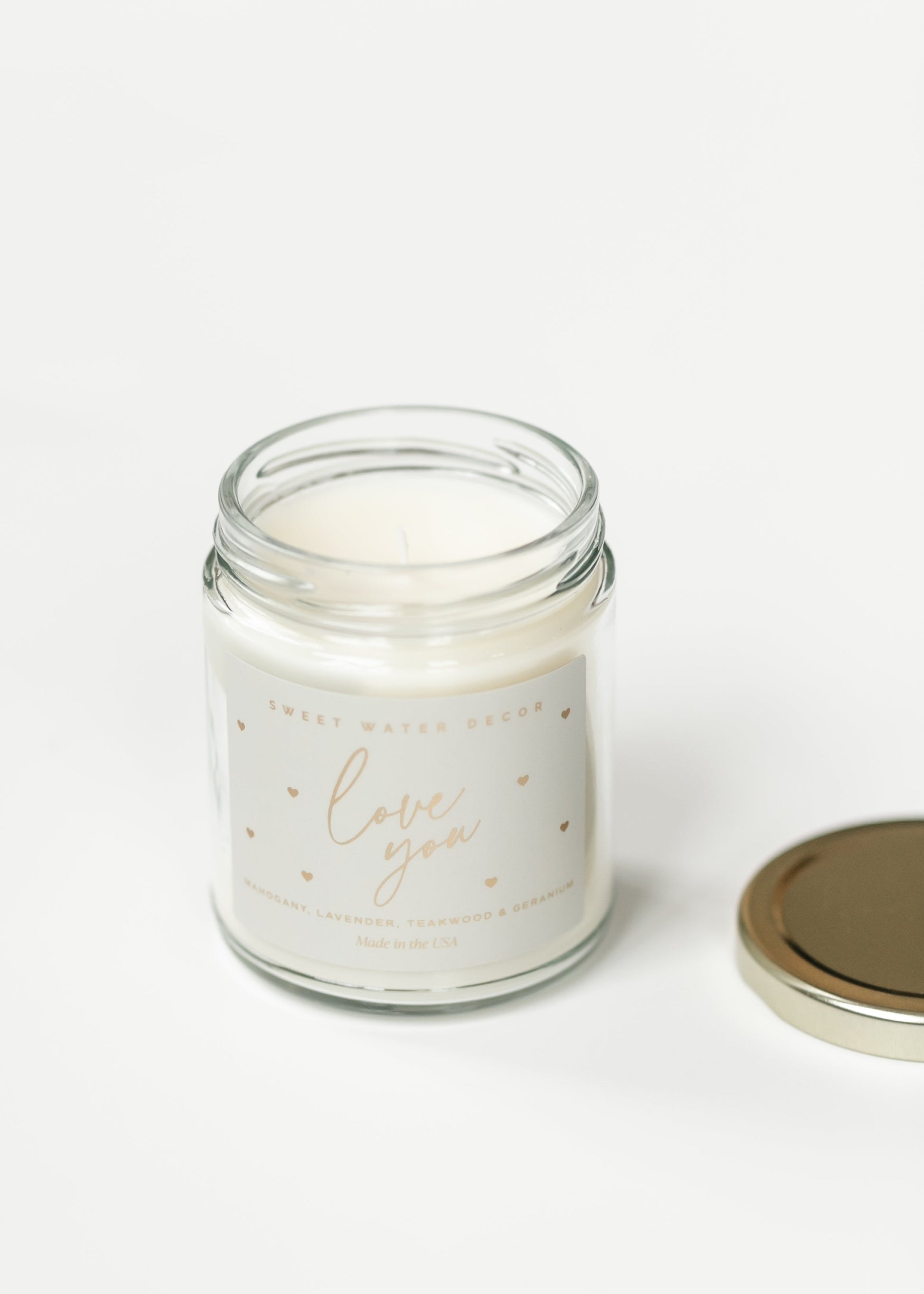 Love You Date Night 9 oz Soy Candle Gifts