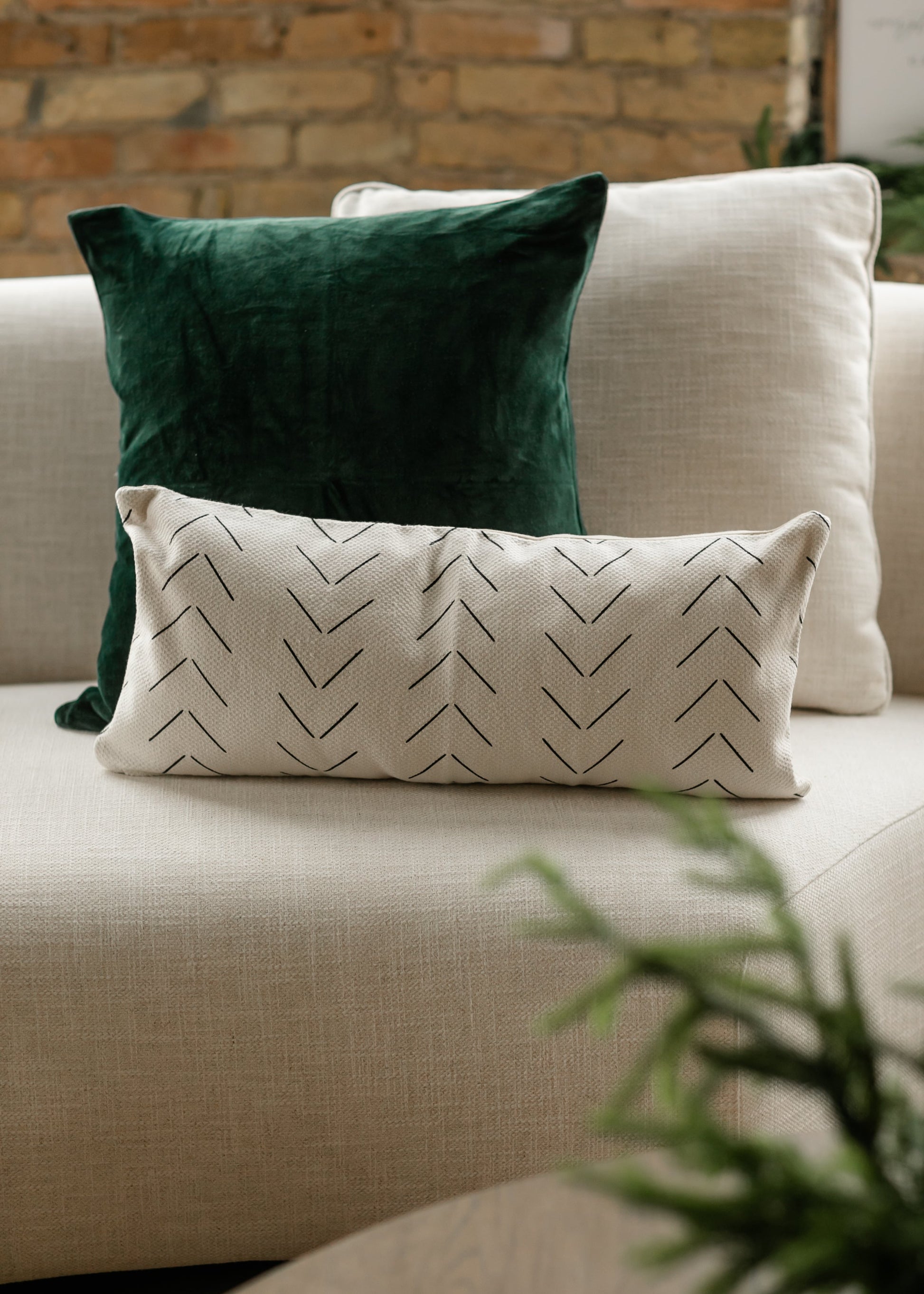 Lumbar Textured Pillow Case FF Home + Lifestyle