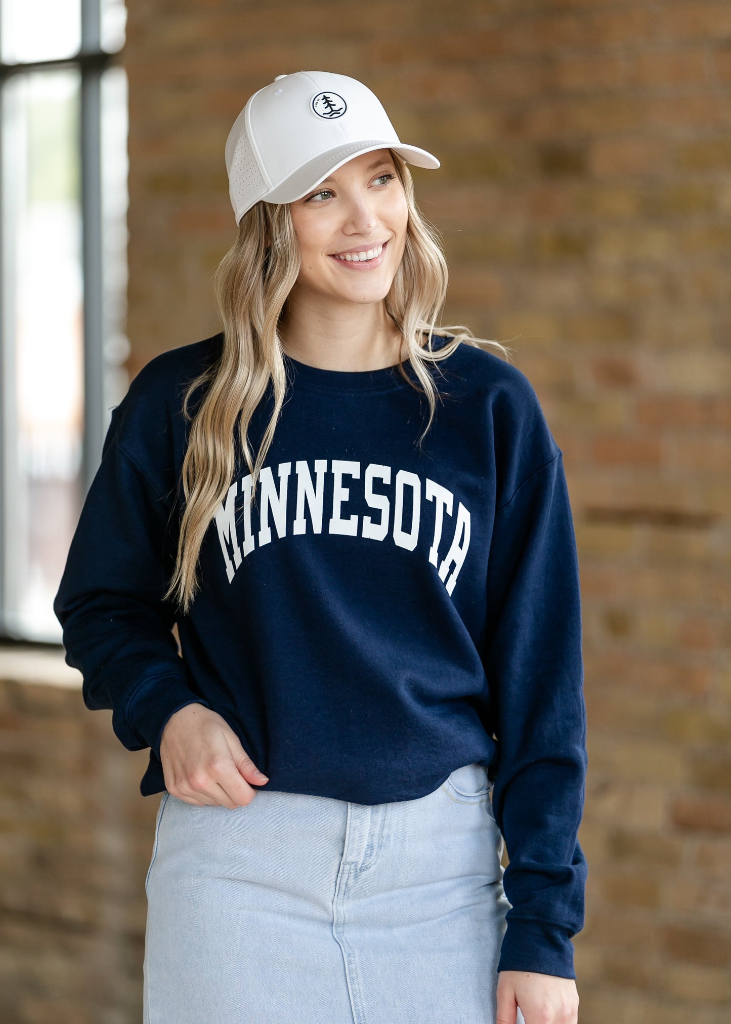 Minnesota Collegiate Crewneck Sweatshirt FF Tops