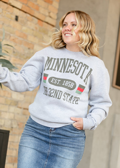 Minnesota Graphic Unisex Crewneck Sweatshirt FF Tops