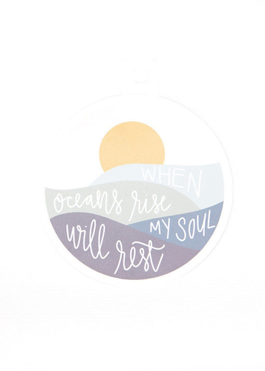 My Soul Will Rest Sticker FF Home + Lifestyle