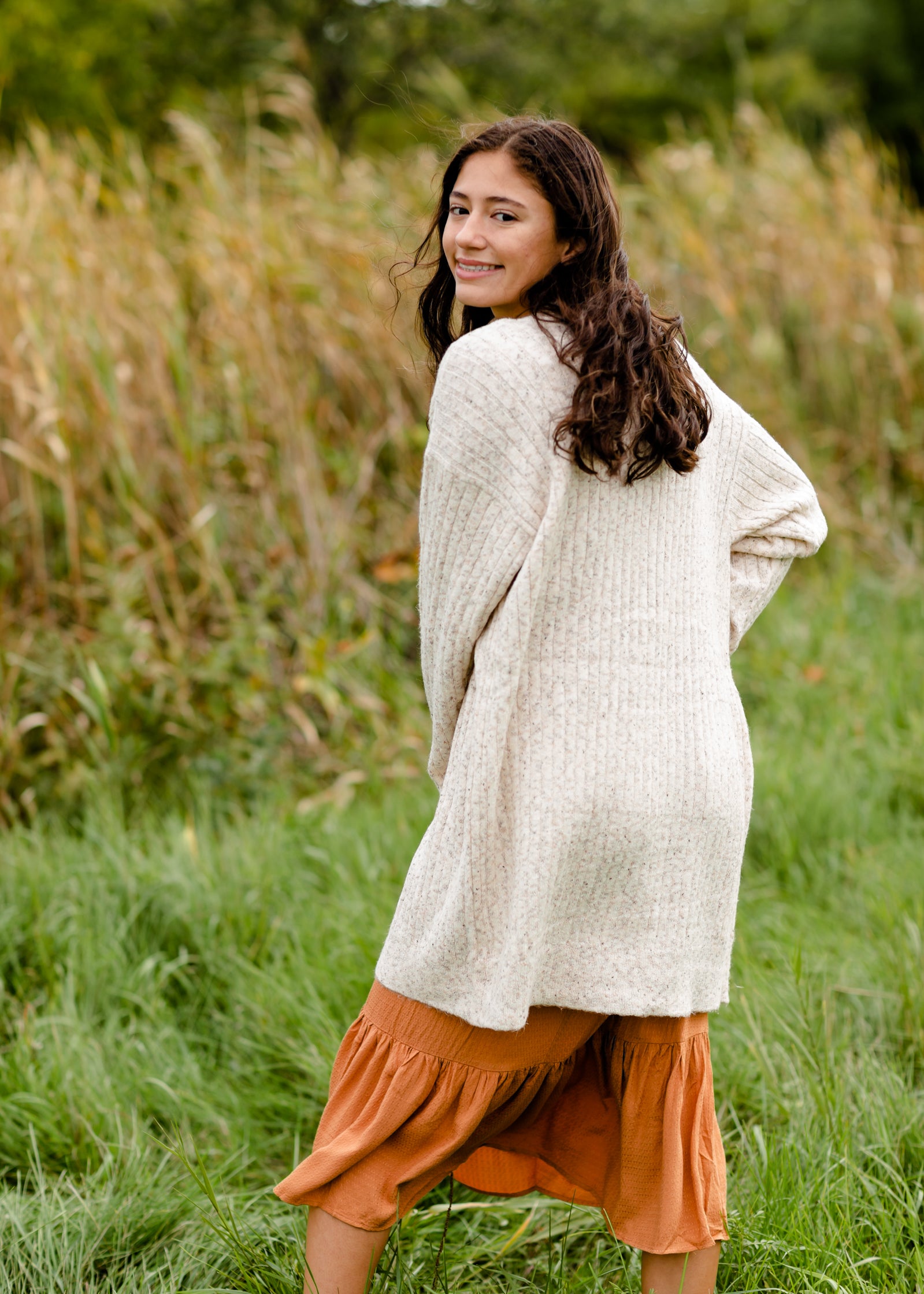 Oatmeal Knit Cardigan