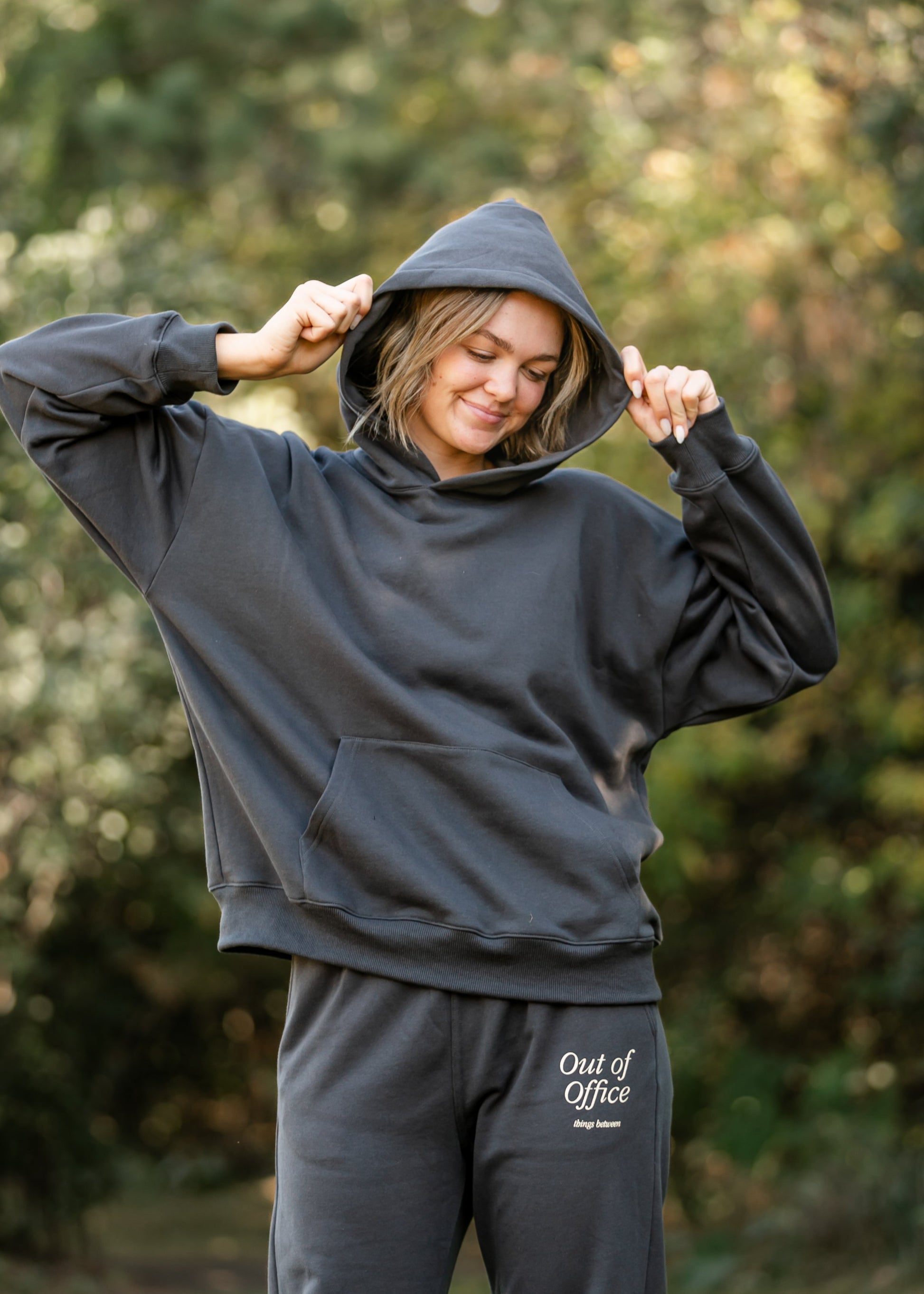 Out of Office Lounge Hoodie FF Tops