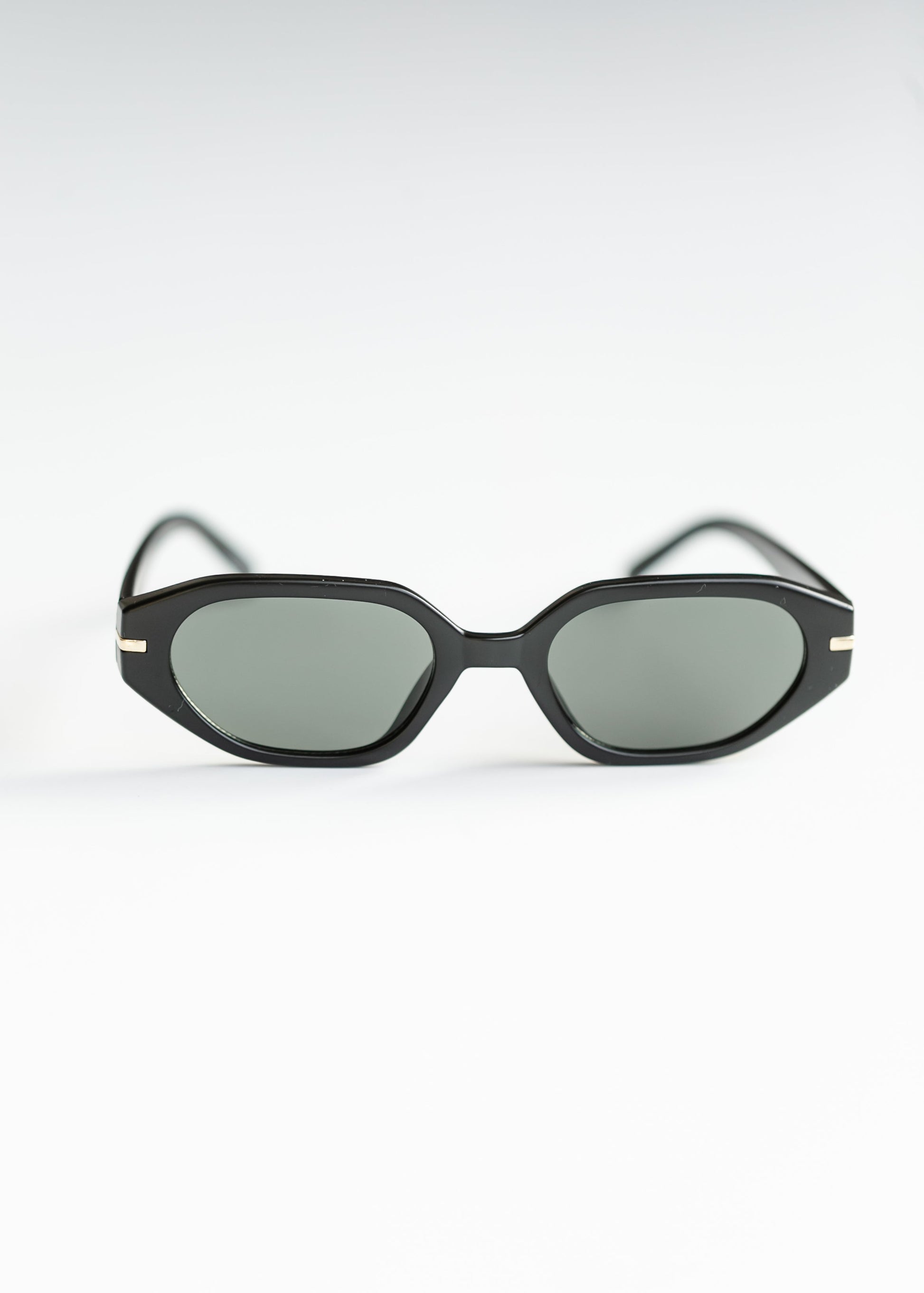 Oval Angled Acetate Sunglasses Accessory