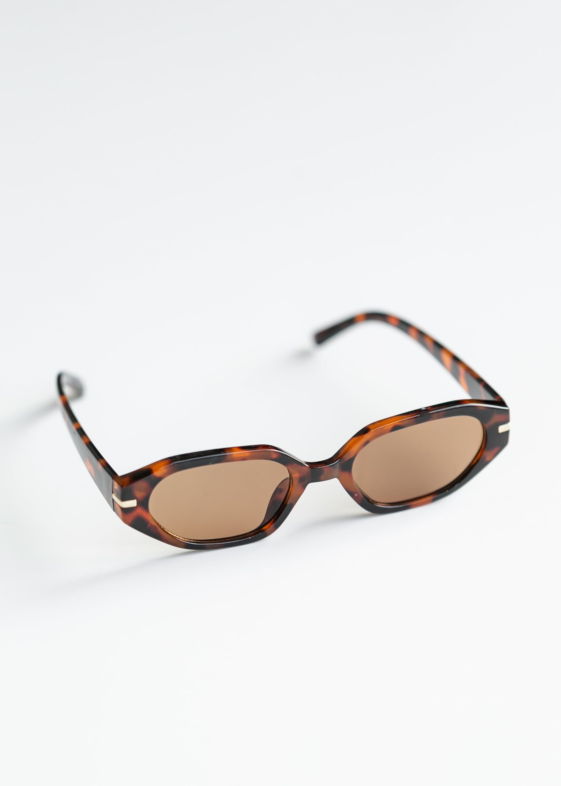 Oval Angled Acetate Sunglasses Accessory