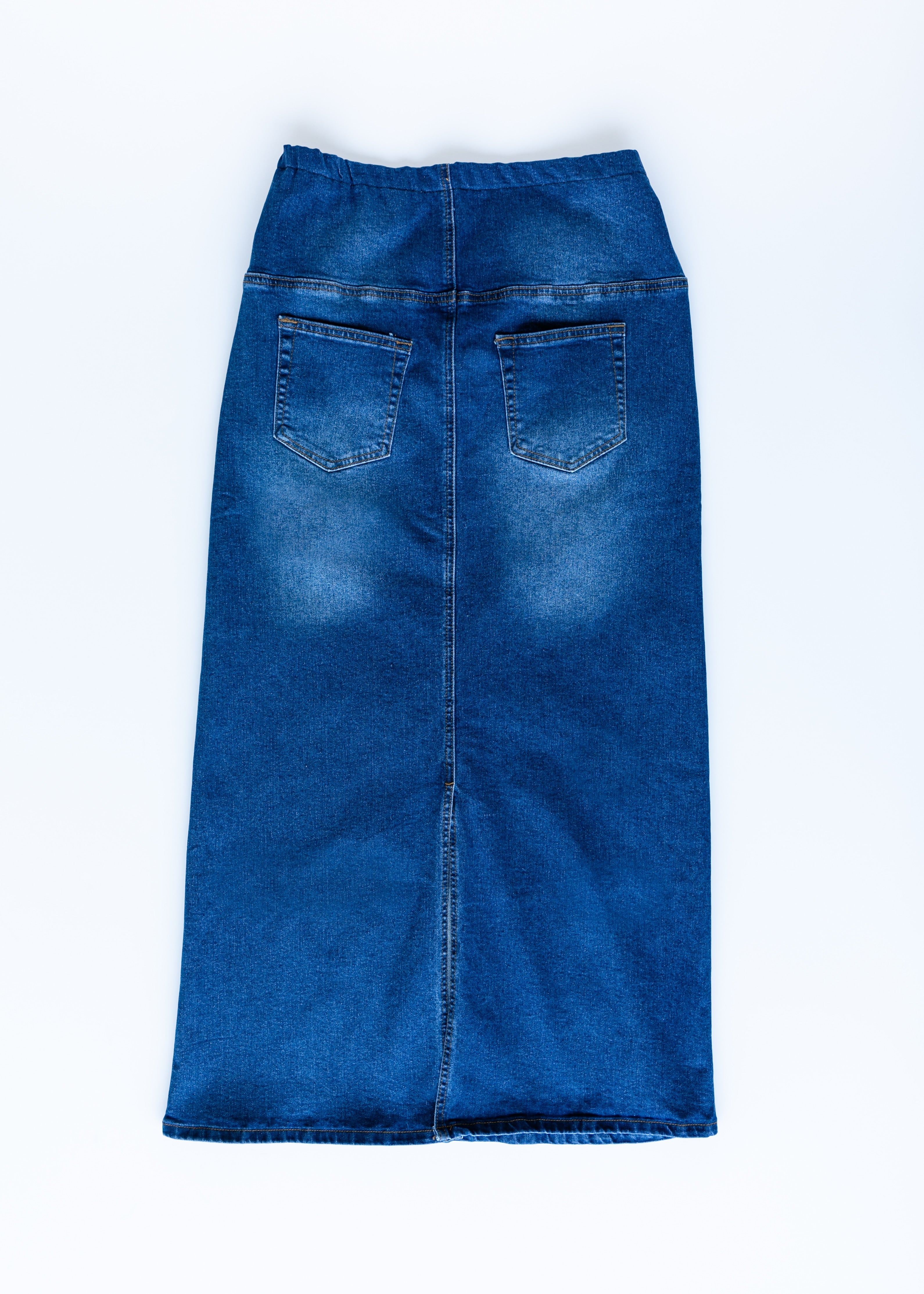 Reece Maternity Long Denim Skirt – Inherit Co.