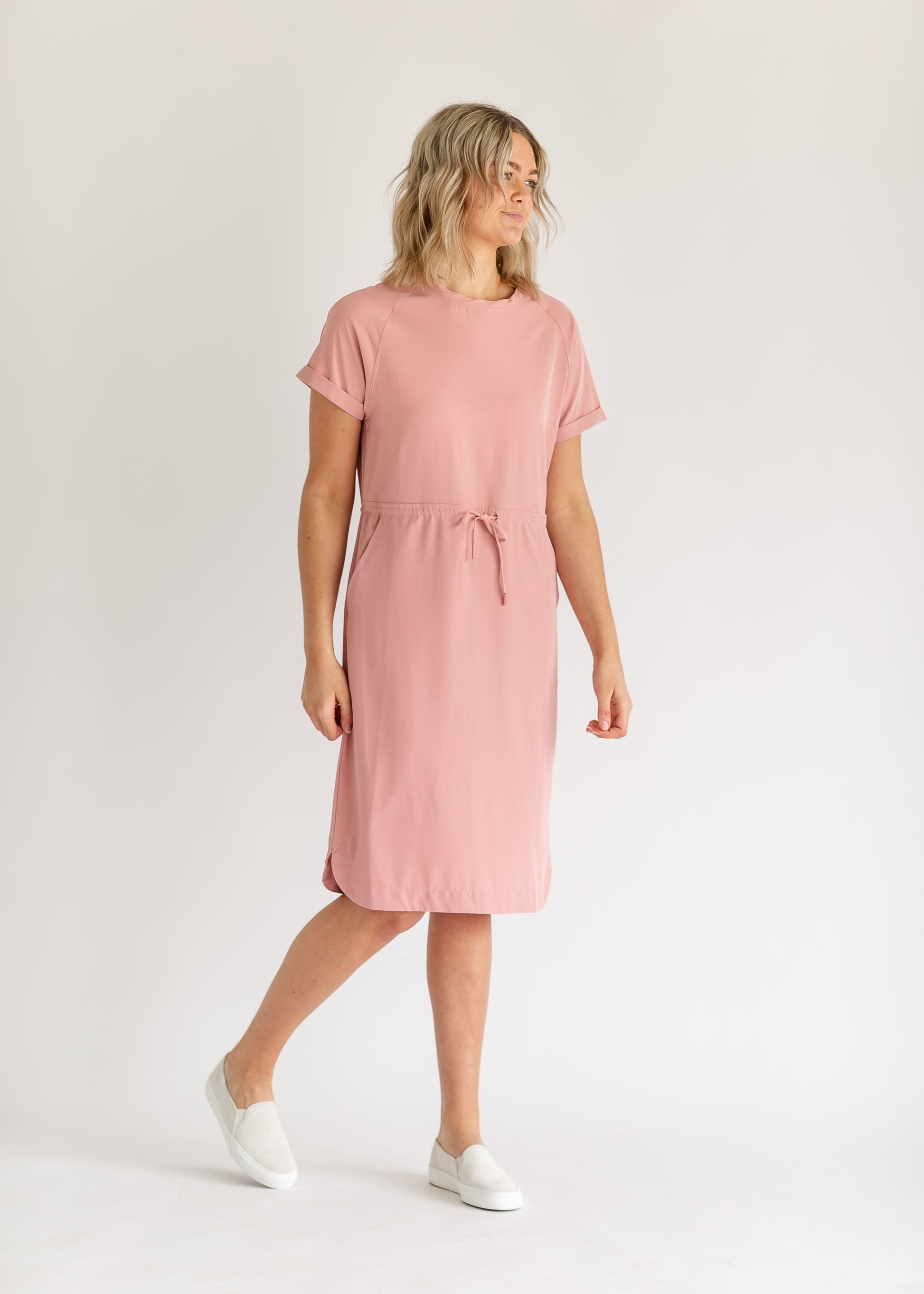 Rory Athletic Midi Dress IC Dresses Pink / XS