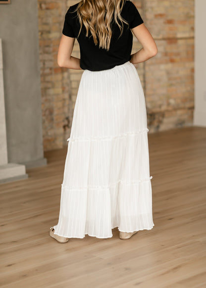 Serena Eyelet Lace Maxi Skirt IC Skirts