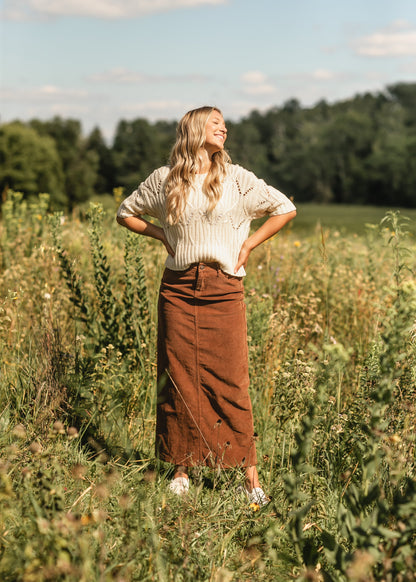 Stella Corduroy Maxi Skirt IC Skirts