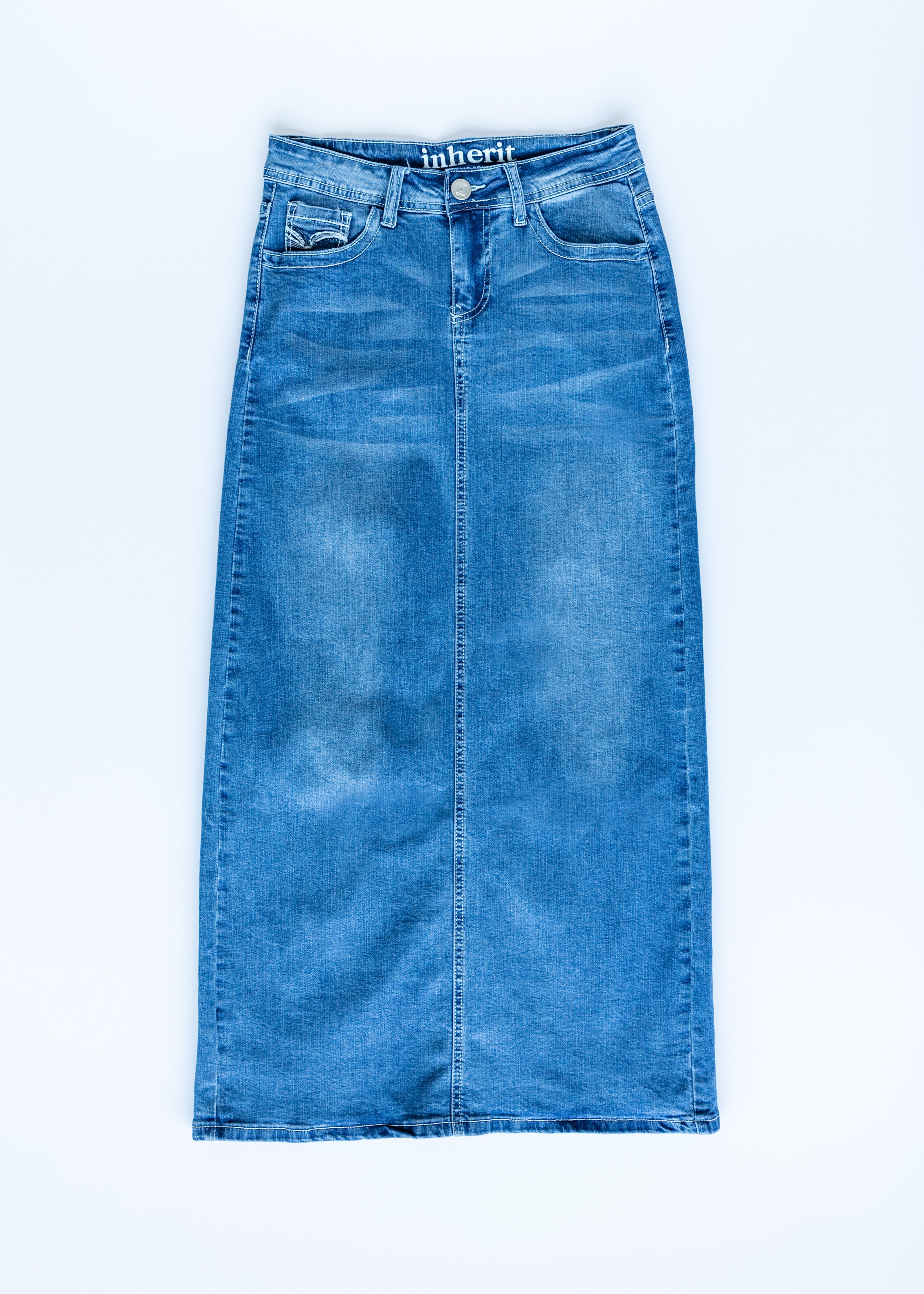 Blue denim 2024 skirts for sale