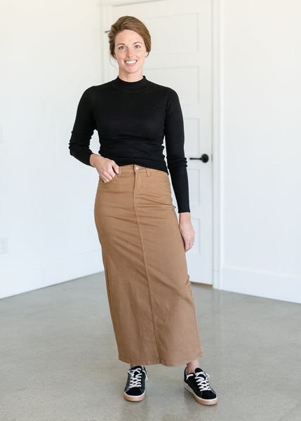 Clarise Premium Knit Maxi Skirt – Inherit Co.