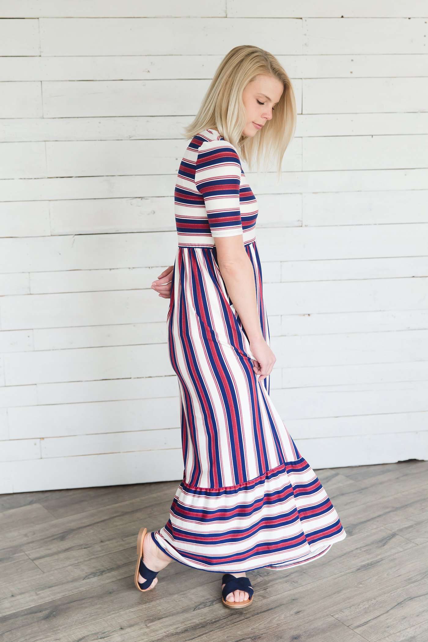 Patriotic maxi clearance dress