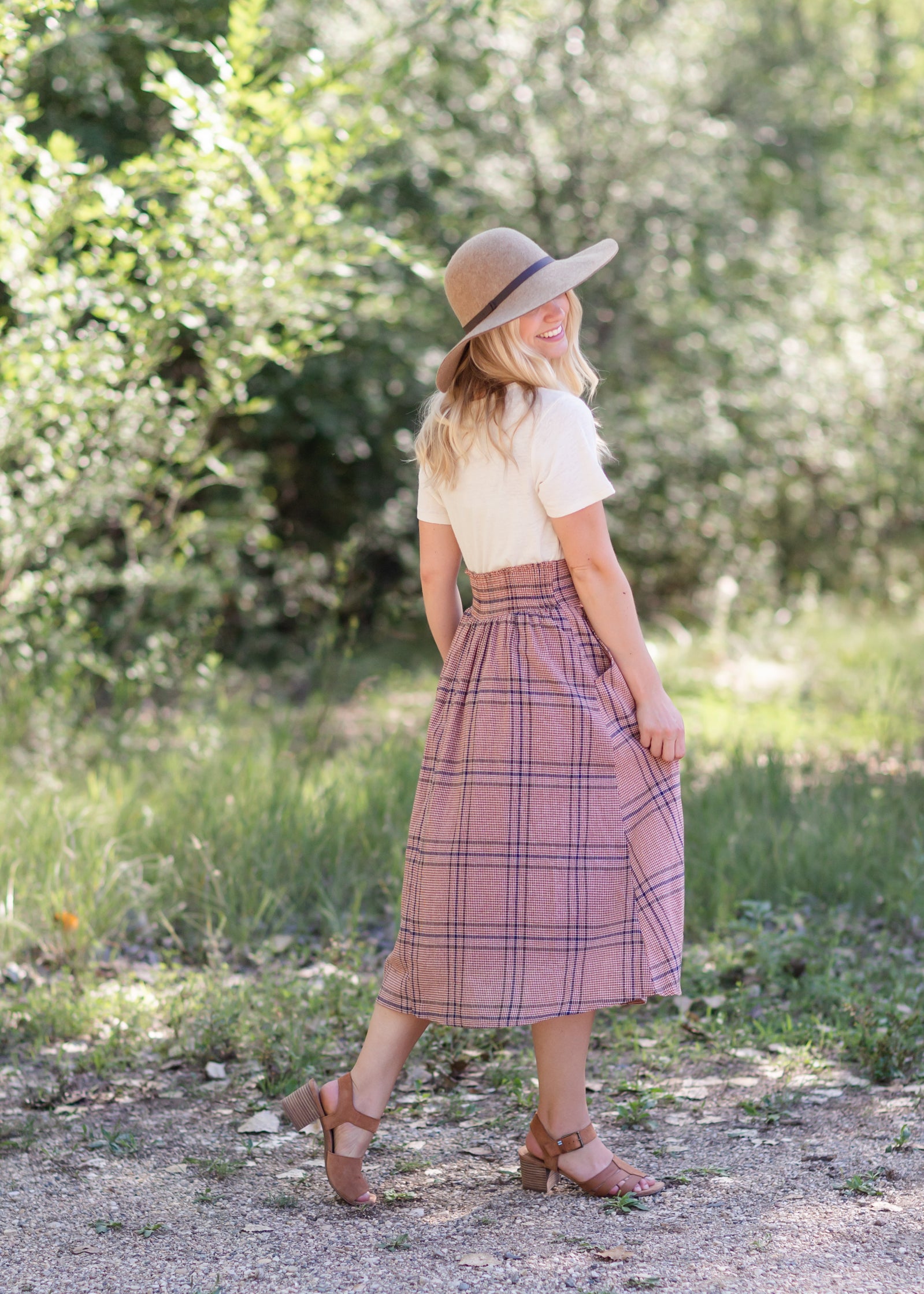 Plaid skirt for clearance sale