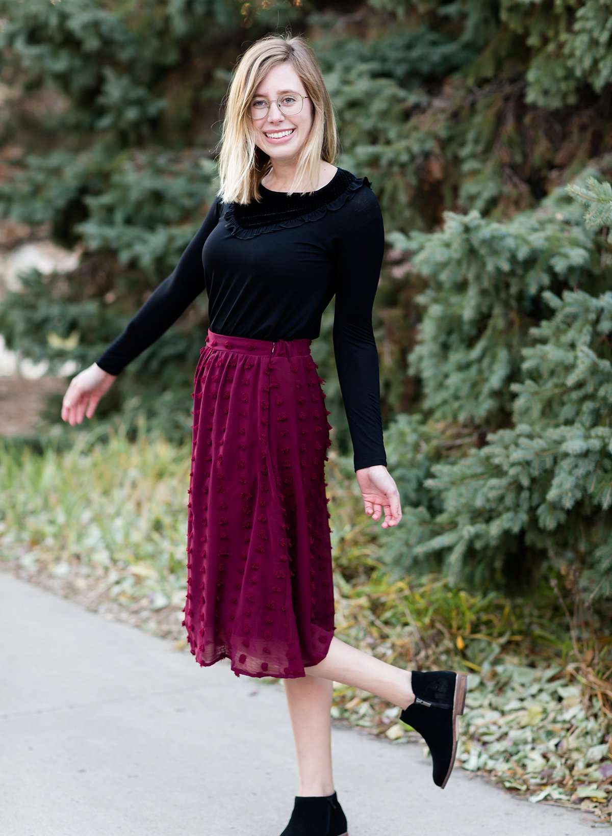 Modest Women's Swiss Dot Midi Skirt | Inherit Clothing Company ...